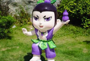 庭院葫蘆娃雕塑廠 公園草地卡通雕塑 鍛造動(dòng)漫雕塑