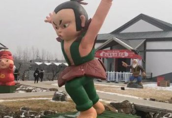 園林葫蘆娃雕塑廠 城市廣場(chǎng)雕塑 步行街?jǐn)[件