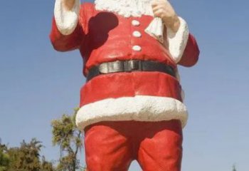 大型圣誕老人雕塑廠 步行街卡通雕塑 動漫擺件