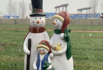 卡通雪人雕塑價格 店門口園林雕塑 動漫小品