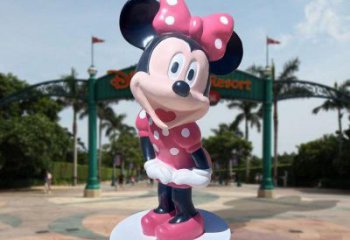 商業(yè)街米奇雕塑 烤漆卡通雕塑 彩繪動(dòng)漫雕塑