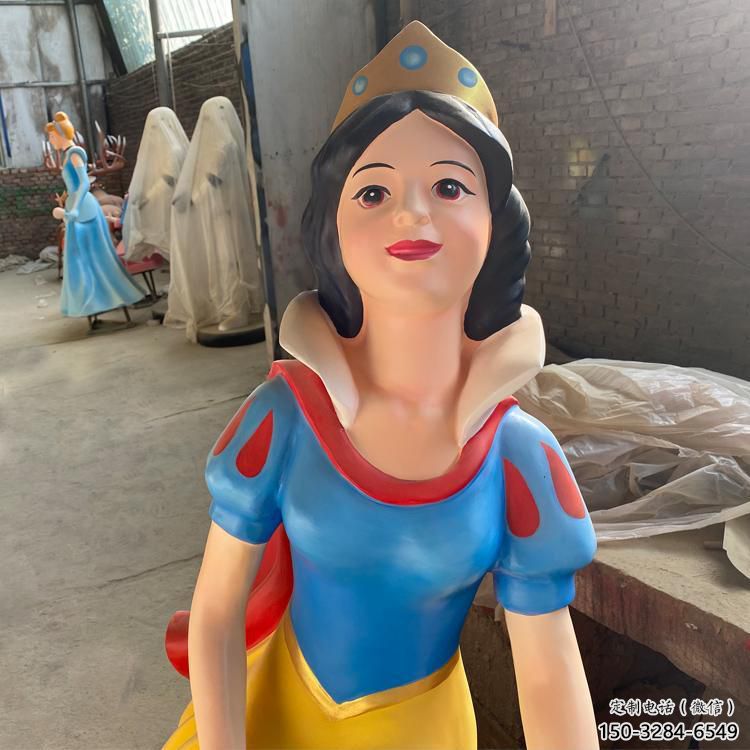 白雪公主雕塑 仿真景觀動(dòng)漫雕塑 烤漆卡通雕塑
