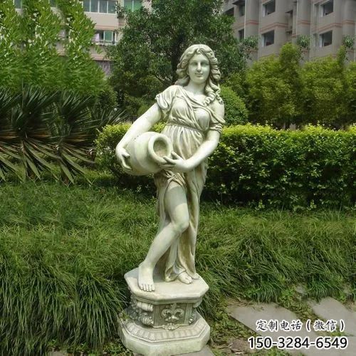 店門口仕女雕塑 創(chuàng)意景觀雕塑 古代擺件