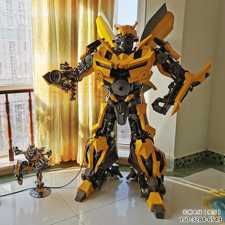 步行街機器人雕塑廠 游樂場卡通雕塑 鑄造動漫雕塑