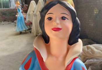 房地產白雪公主雕塑 現代景觀動漫雕塑 幾何卡通雕塑