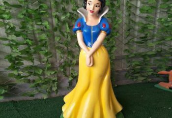 廣場白雪公主雕塑 抽象卡通雕塑 烤漆動漫雕塑