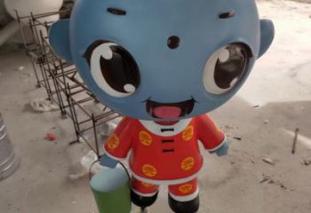 創意娃娃雕塑 步行街店門口雕塑 卡通小品