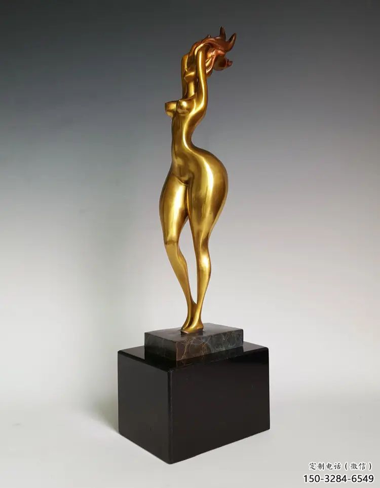 廣場人體雕塑 抽象肖像雕塑 烤漆西方雕塑