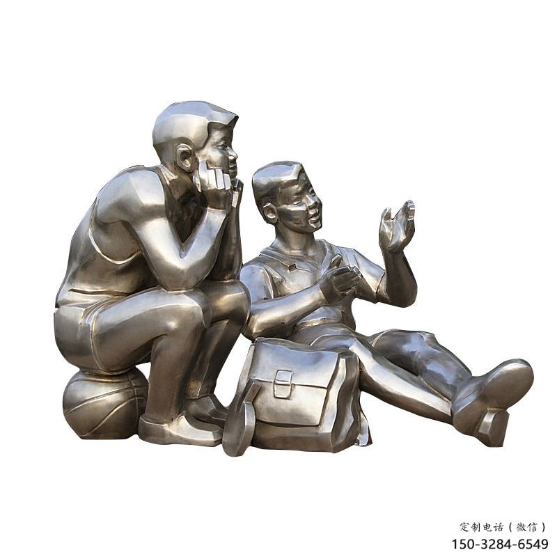 大型少先隊員雕塑 學校學生雕塑 仿真擺件