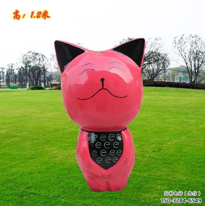 酒店機(jī)器貓雕塑 庭院卡通雕塑 彩繪小品
