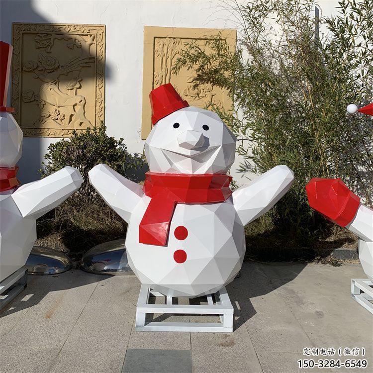 店門口雪人雕塑 創意景觀雕塑 卡通擺件