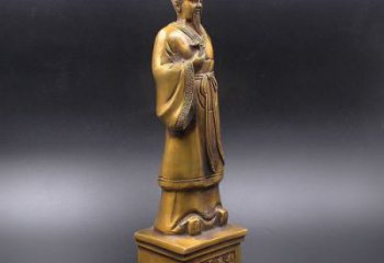 鑄銅扁鵲雕塑 黃銅名醫雕塑 大型藥王雕塑