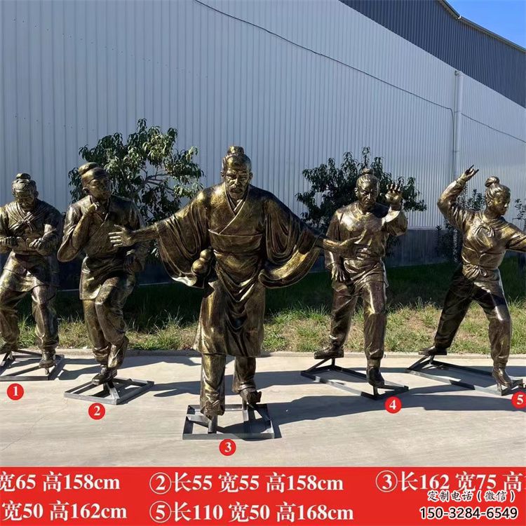 大門口華佗雕塑 青銅公園名醫(yī)雕塑 仿真藥王雕塑