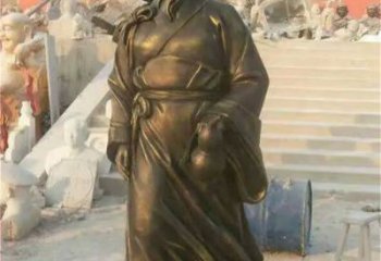 酒店華佗雕塑 景觀美陳名醫雕塑 現代藥王雕塑