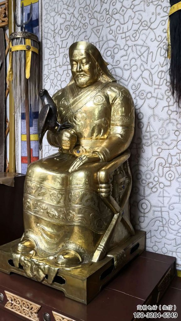 鑄造皇帝雕塑 中式村口古代雕塑 景觀雕塑