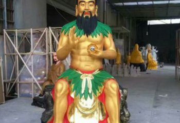 青銅皇帝雕塑 步行街古代雕塑 大型雕塑