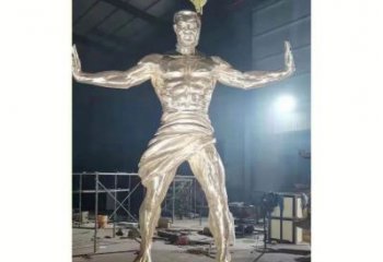 現代大力士雕塑廠家 大型抽象雕塑 鍛造雕塑