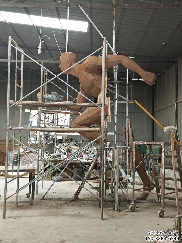 抽象蜘蛛俠雕塑 店門(mén)口彩繪雕塑 步行街?jǐn)[件