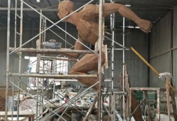 抽象蜘蛛俠雕塑 店門口彩繪雕塑 步行街擺件