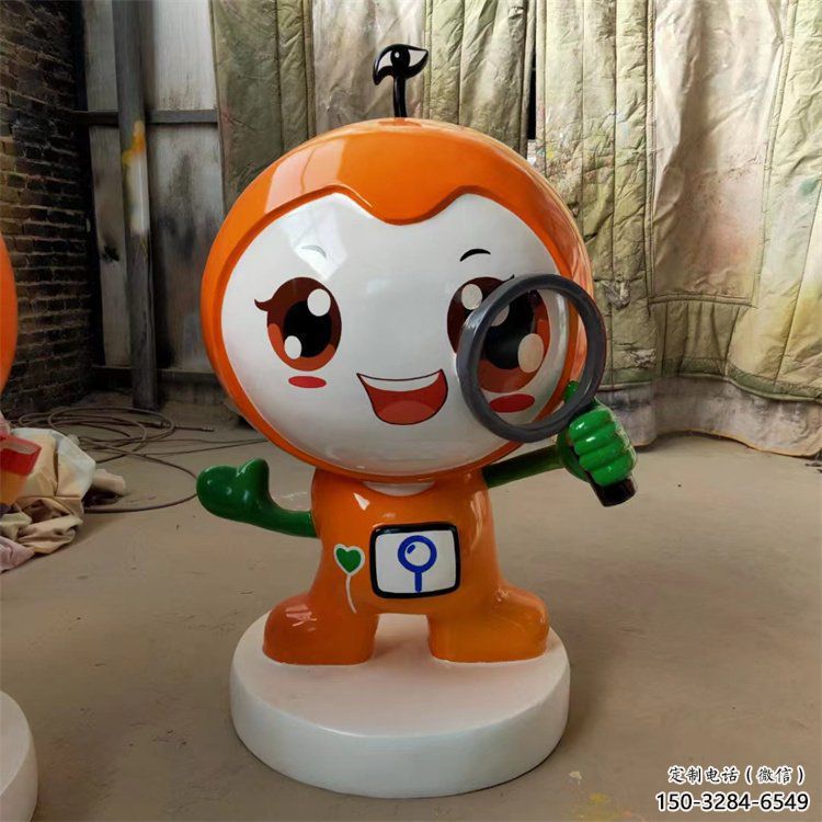 彩繪公仔雕塑 卡通雕塑 步行街?jǐn)[件