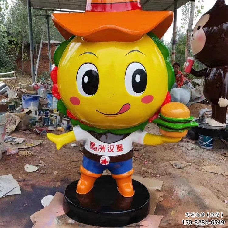 售樓處公仔雕塑 商業(yè)街雕塑 卡通擺件