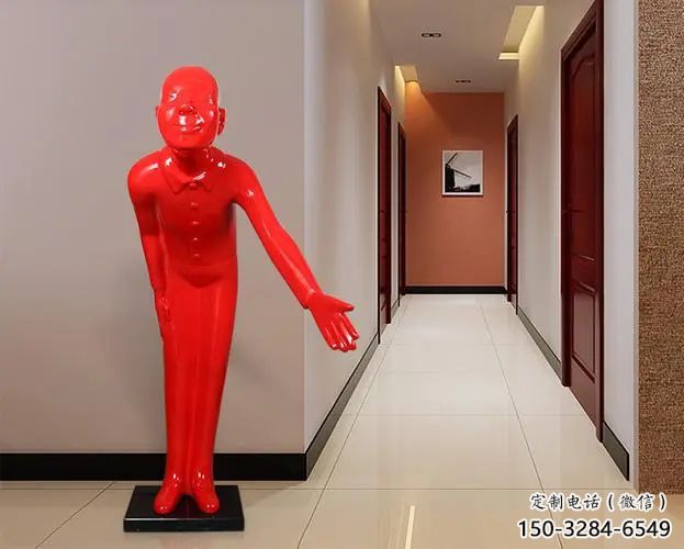 商業街迎賓雕塑 售樓處雕塑 卡通擺件