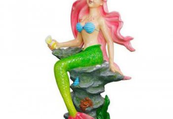 廣場美人魚雕塑 公園動(dòng)漫雕塑 抽象擺件