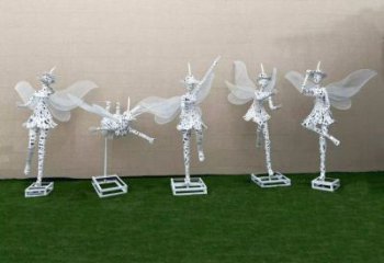 中式小精靈雕塑 景觀卡通雕塑 游樂場動漫雕塑