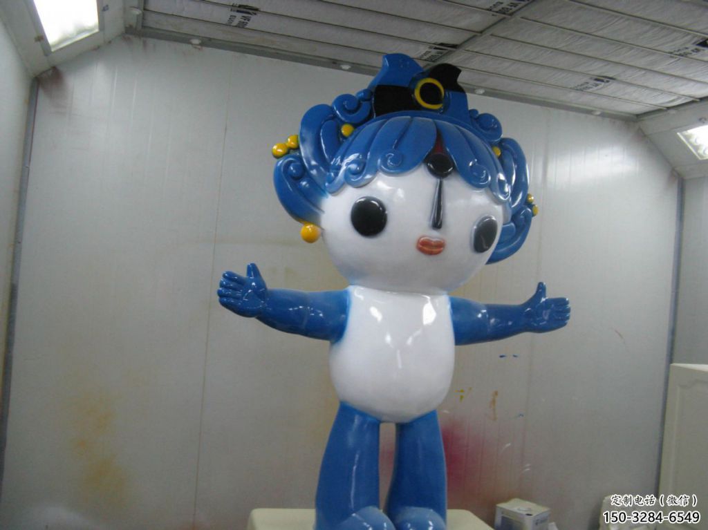酒店福娃雕塑 景觀美陳體育雕塑 現(xiàn)代奧運(yùn)雕塑