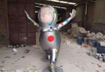 草地福娃雕塑 現代校園體育雕塑 大型奧運雕塑