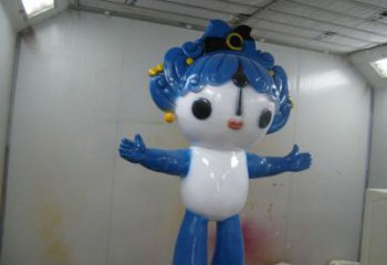 大型福娃雕塑 歐式步行街體育雕塑 彩繪奧運雕塑