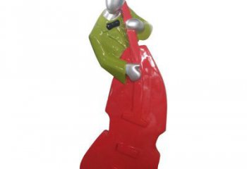 大型商場(chǎng)吹拉彈唱雕塑 仿真音樂(lè)雕塑 鏡面音樂(lè)人雕塑