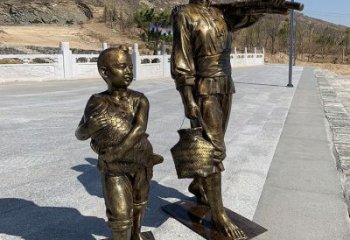 大門口爆米花雕塑 公園民俗雕塑 仿真小吃雕塑