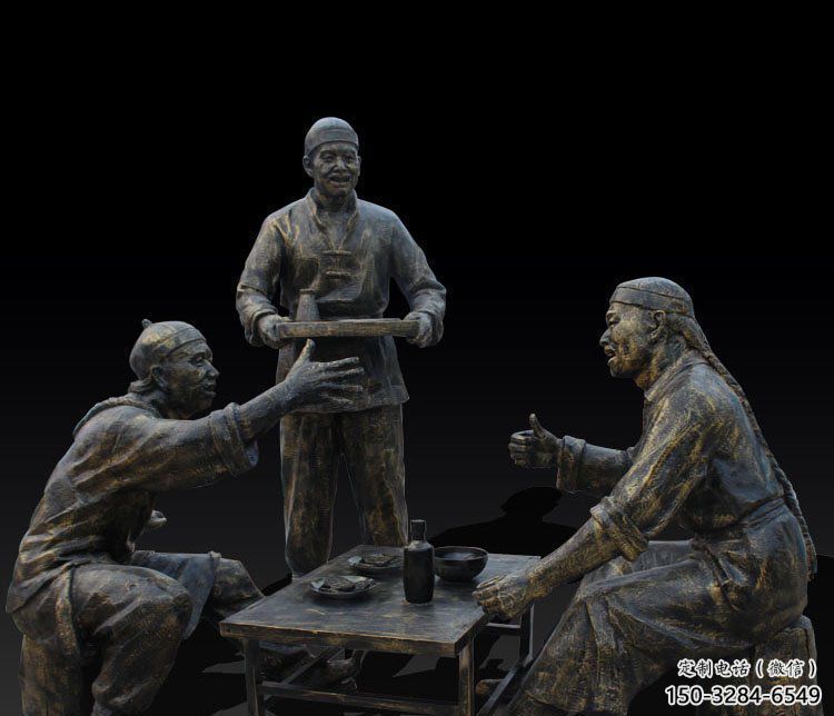 酒店釀酒雕塑 景觀美陳民俗雕塑 現(xiàn)代酒文化雕塑