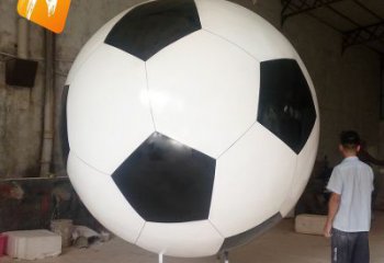 公園足球雕塑 創(chuàng)意企業(yè)球體雕塑 美陳球類雕塑