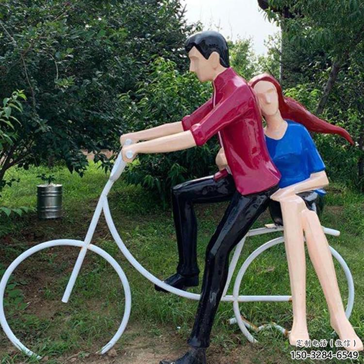 別墅區(qū)愛情雕塑 仿真戀人雕塑 大型親吻雕塑