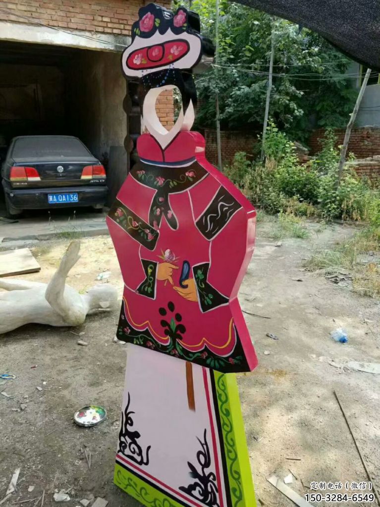 皮影雕塑 仿真?zhèn)鹘y(tǒng)雕塑 烤漆雕塑