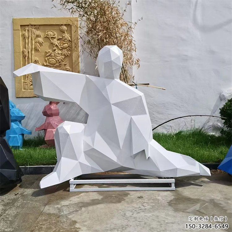 住宅小區(qū)武術(shù)雕塑 仿古功夫雕塑 公園練拳雕塑