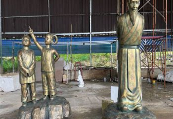 別墅區看書雕塑 仿真學生雕塑 大型人物雕塑