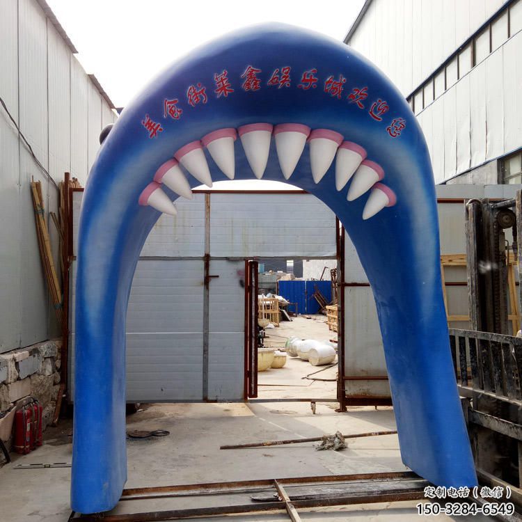 村口大門(mén)雕塑 啞光景觀雕塑 公園拱門(mén)雕塑