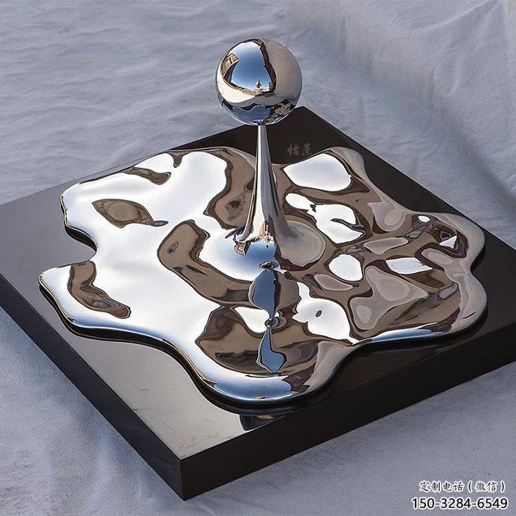 淚滴水珠雕塑 彩繪剪紙雕塑 校園雕塑