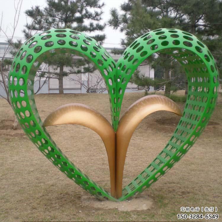 雙心雕塑廠家，創(chuàng)意設(shè)計(jì)，城市園林小品