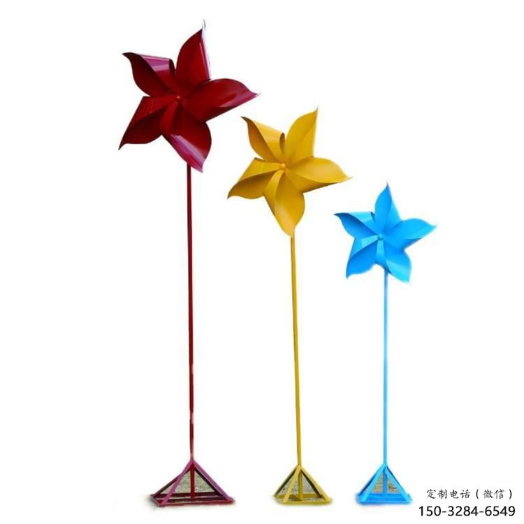 大門口風(fēng)車雕塑 發(fā)光公園旋轉(zhuǎn)雕塑 仿真旋轉(zhuǎn)雕塑