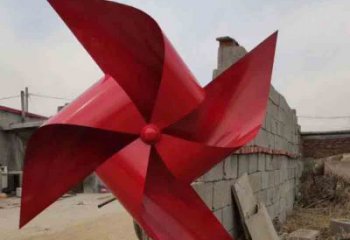 風(fēng)車雕塑 烤漆大型旋轉(zhuǎn)雕塑 歐式旋轉(zhuǎn)雕塑