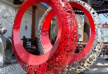 步行街磁鐵雕塑 游樂場雕塑 鑄造u型雕塑