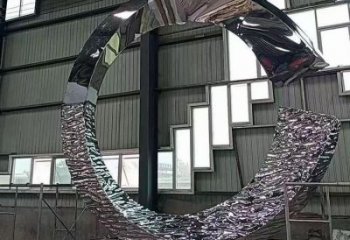 公園磁鐵雕塑 戶外雕塑 抽象u型雕塑