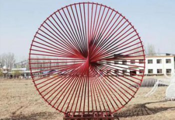 拉絲磁鐵雕塑廠家 烤漆工藝 戶外美陳擺件雕塑