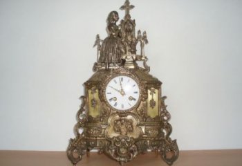 商業(yè)街鐘表雕塑 烤漆雕塑 彩繪時(shí)鐘雕塑