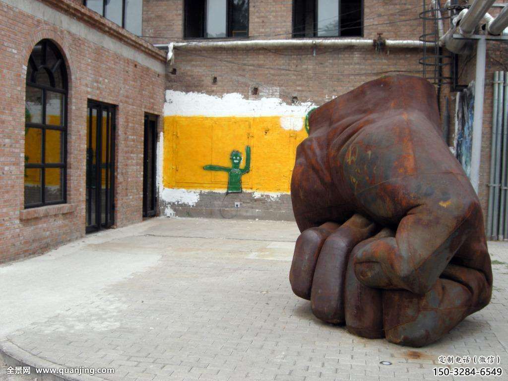 拳頭雕塑 仿真握拳雕塑 大型手勢雕塑