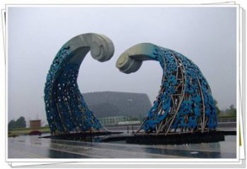 酒店拳頭雕塑 景觀握拳雕塑 現代手勢雕塑